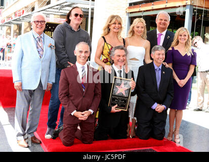 Kurt Russell e Goldie Hawn cerimonia stella sulla Hollywood Walk of Fame dotate: Vin di Bona, Quentin Tarantino, Kurt Russell, Jeff Zarrinnam, Kate Hudson, Reese Witherspoon, Leron Gubler, Goldie Hawn, Mitch O'Farrell dove: Los Angeles, California, Stati Uniti quando: 04 maggio 2017 Credit: Nicky Nelson/WENN.com Foto Stock