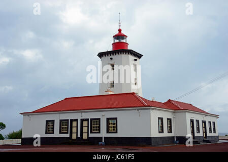 Faro, Ponta ci Ilha, Manhenha, Pico, Azzorre, Portogallo, Leuchtturm, Ponta da Ilha, Azoren Foto Stock