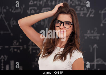 Non so come risolvere equazione matematica Foto Stock