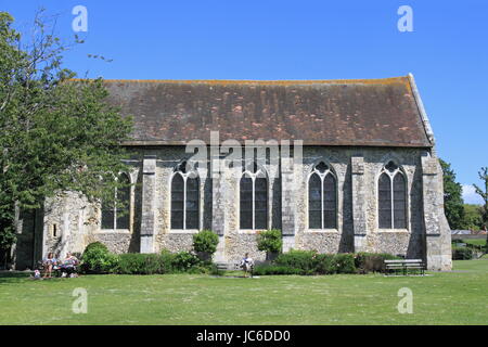 Guildhall Priory Park, Chichester, West Sussex, in Inghilterra, in Gran Bretagna, Regno Unito, Gran Bretagna, Europa Foto Stock