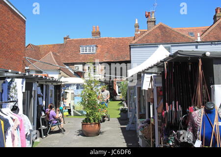 I tappeti di cantiere e di mercato Studios, il Hornet, Chichester, West Sussex, in Inghilterra, in Gran Bretagna, Regno Unito, Gran Bretagna, Europa Foto Stock