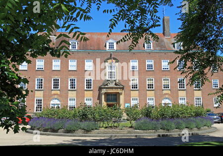 County Hall, West Street, Chichester, West Sussex, in Inghilterra, in Gran Bretagna, Regno Unito, Gran Bretagna, Europa Foto Stock