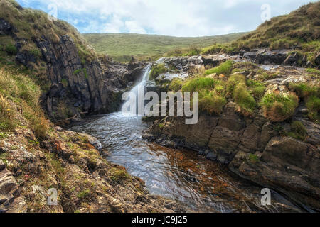 Bocca Welcombe Beach, North Devon, Inghilterra, Regno Unito Foto Stock