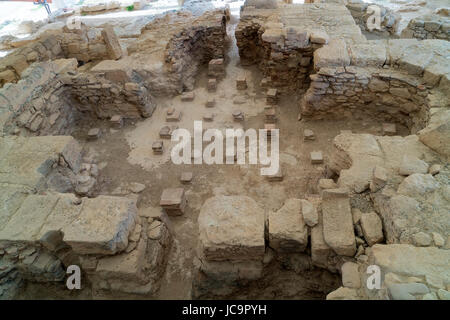 Kourion sito archeologico, casa di Eustolius, vicino a Limassol Limassol Cipro del Sud Foto Stock