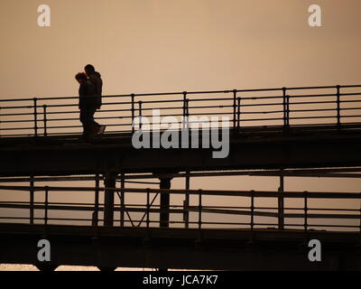 Southend Pier Southend,sul mare, Essex, Inghilterra, Regno Unito> Foto Stock