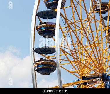 Ruota panoramica Ferris presso la fiera di stato Foto Stock