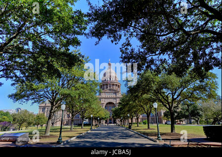 Texas State Capitol di Austin, TX Foto Stock
