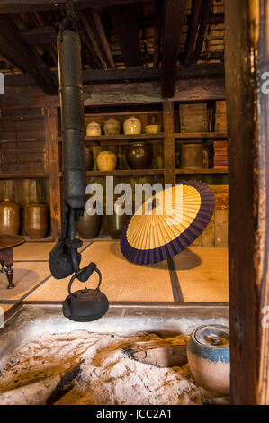 Chiran Samurai case, Kagoshima, Kyushu, Giappone Foto Stock