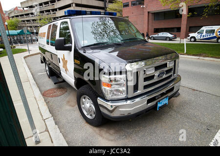 Essex County sheriff ford van veicolo patrol Boston STATI UNITI D'AMERICA Foto Stock