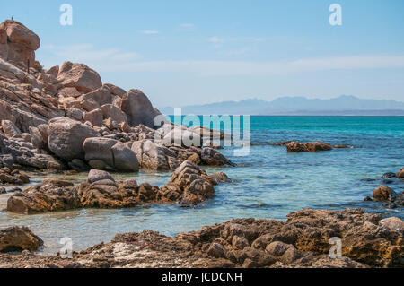 Isola di Espiritu Santo, Mare di Cortes, La Paz Baja California Sur. Messico Foto Stock