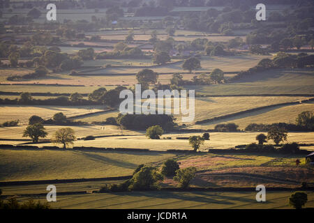 Vista del North Yorkshire dal modo di Cleveland. Tutti i diritti riservati Foto Stock