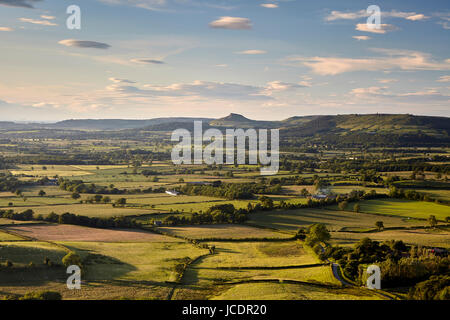 Vista del North Yorkshire dal modo di Cleveland. Tutti i diritti riservati Foto Stock