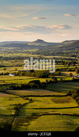 Vista del North Yorkshire dal modo di Cleveland. Tutti i diritti riservati Foto Stock