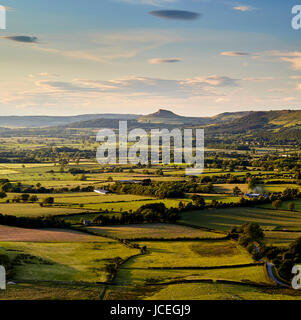 Vista del North Yorkshire dal modo di Cleveland. Tutti i diritti riservati Foto Stock