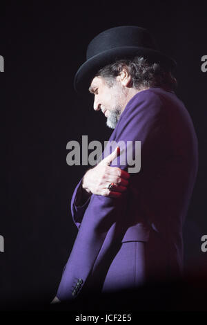 Londra, Regno Unito. 14 Giugno, 2017. Joaquin Sabina esegue alla Royal Albert Hall come parte del suo tour Lo Niego Todo a Londra REGNO UNITO. Credito: Brayan Lopez/Alamy Live News Foto Stock