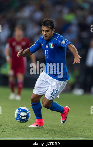 Udine, Italia. 11 Giugno, 2017. Eder (ITA) Calcio/Calcetto : FIFA World Cup Russia 2018 Qualificatore europeo il gruppo G match tra Italia 5-0 Liechtenstein a Dacia Arena di Udine, Italia . Credito: Maurizio Borsari/AFLO/Alamy Live News Foto Stock