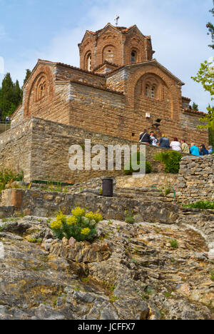 Sveti Jovan Kaneo, San Giovanni a Kaneo, Ohrid Macedonia Foto Stock