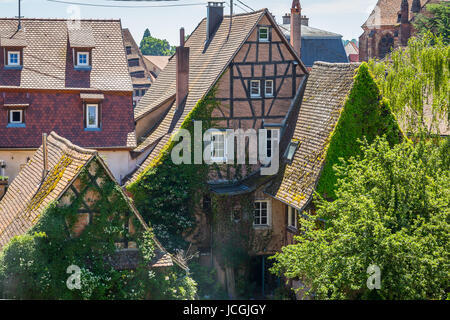 Wissembourg Centro Città Foto Stock