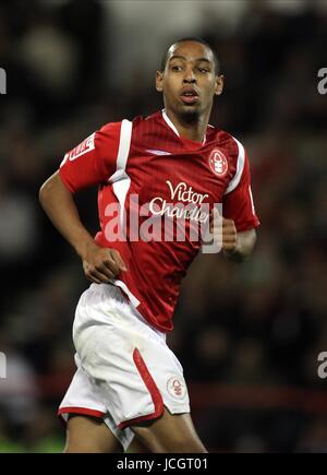 DEXTER BLACKSTOCK Nottingham Forest FC NOTTINGHAM FOREST V Newcastle United FC, COCA COLA CHAMPIONSHIP CITY MASSA, NOTTINGHAM , Inghilterra 17 ottobre 2009 GAA1648 ATTENZIONE! Questa fotografia può essere utilizzata solo per il giornale e/o rivista scopi editoriali. Non può essere utilizzata per, Internet/uso Online né per le pubblicazioni riguardanti 1 player, 1 Club o 1 CONCORRENZA, senza autorizzazione scritta da parte di Football DataCo Ltd. Per qualsiasi domanda, contattare Football DataCo Ltd il +44 (0) 207 864 9121 Foto Stock