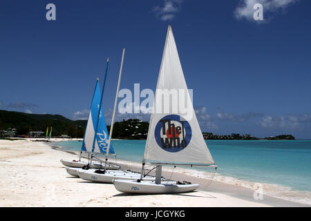 Falmouth Superyacht Dock, Antigua Foto Stock