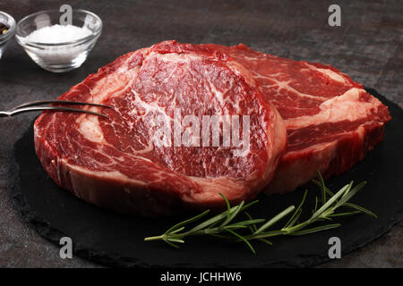 Steak - Secco invecchiato Wagyu Entrecote Steak Foto Stock
