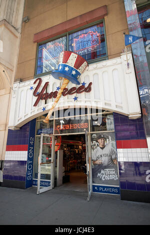 New York Yankees club house store New York City USA Foto Stock