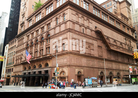 Carnegie hall venue New York City USA Foto Stock