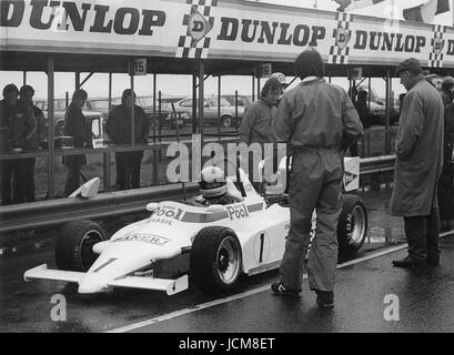 Ralt Rt3, Ayrton Senna, Formula 3 a Thruxton 13 marzo 1983. Foto Stock