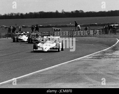 Ralt Rt3, Ayrton Senna, Formula 3 a Thruxton il 4 aprile 1983. Foto Stock