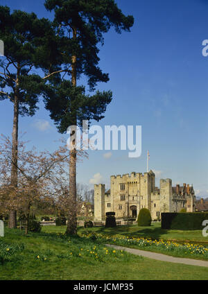 Primavera presso il castello di Hever, Kent, England, Regno Unito Foto Stock