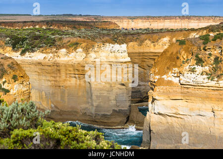 Loch Ard Gorge, Port Campbell sulla Great Ocean Road, South Australia, vicino i dodici Apostoli. Foto Stock