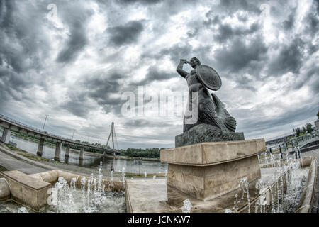 Mermaid di Varsavia Foto Stock