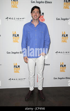 Santa Monica, California, Stati Uniti d'America. 16 Giugno, 2017. Nicholas Braun, a 2017 Los Angeles Film Festival - Premiere di 'l'anno della spettacolare uomini' al ArcLight di Santa Monica, in California, il 16 giugno 2017. Credito: Faye Sadou/MediaPunch Credito: MediaPunch Inc/Alamy Live News Foto Stock