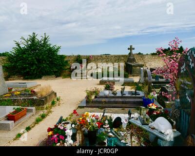 Tombe di Vincent Van Gogh e suo fratello Theo, Cimetière d'Auvers-sur-Oise, Auvers-sur-Oise cimitero, Francia, giugno 2017. Foto Stock