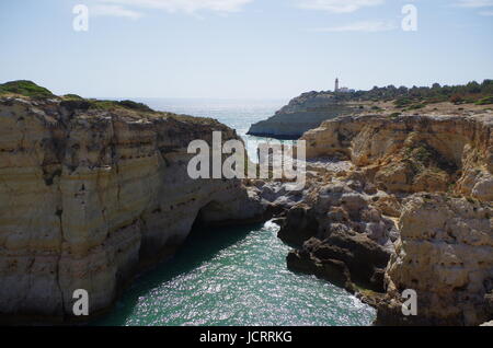 Sentiero escursionistico della sete vales (sette valli) a lagoa. Algarve Portogallo Foto Stock