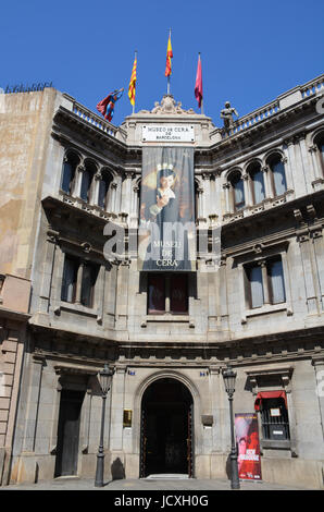 Il Museu de Cera, Passatge de la Banca, Barcellona, in Catalogna, Spagna Foto Stock