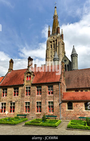 Chiesa di Nostra Signora a Bruges, Belgio Foto Stock