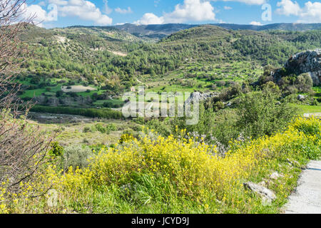 Paramali, Prastio Avdimou, Limassol District, Pachna, Monti Troodos, Cipro Foto Stock