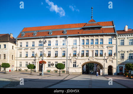 Banska Bystrica, Slovacchia - agosto 06, 2015:Kammerhof house di Banska Bystrica, Slovacchia. Attualmente la sede attuale di foreste demaniali. Foto Stock