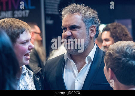 Sydney, Australia. 17 Giugno, 2017. Wayne Blair visto al cinema eventi George Street complesso il 17 di giugno 2017. Credito: Credito: triangolare di Pics/Alamy Live News Foto Stock