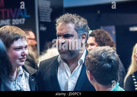 Sydney, Australia. 17 Giugno, 2017. Wayne Blair visto al cinema eventi George Street complesso il 17 di giugno 2017. Credito: Credito: triangolare di Pics/Alamy Live News Foto Stock