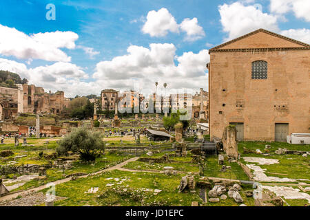 Forum Romanum Foto Stock