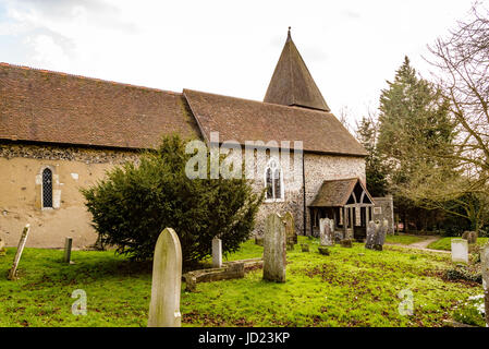 Santa Margherita di Antiochia Chiesa, Darenth Hill, Darenth, Kent, Inghilterra Foto Stock