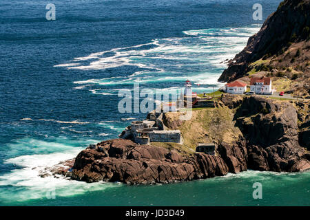 Fort Amherst Faro - Fort Amherst, San Giovanni, Avalon Penisola, Terranova, Canada Foto Stock