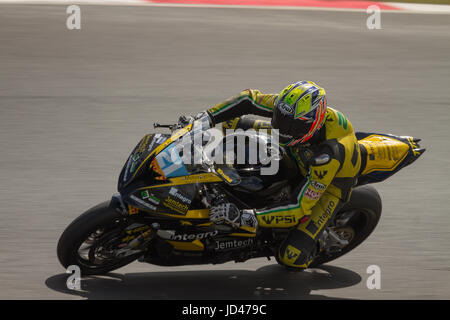 British Superbike ufficiale di test a Snetterton 7 Giugno 2017 Foto Stock