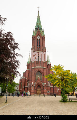 BERGEN, Norvegia - 1 Giugno , 2017: Chiesa di San Giovanni Evangelista (norvegese: Johanneskirken) è una chiesa a Bergen comune nella contea di Hordaland Foto Stock