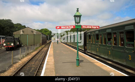 Isle of Wight Steam Railway Foto Stock