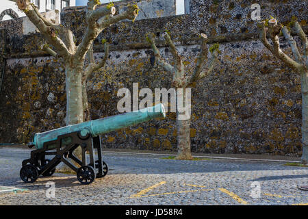 Ponta Delgada sull'isola di Sao Miguel è la capitale dell'arcipelago delle Azzorre. ex fortezza è ora il museo militare. Foto Stock