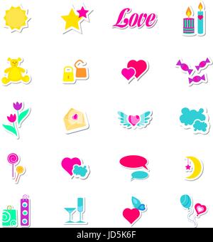 I pulsanti di vettore Imposta icona vettore. Web set di simboli Illustrazione Vettoriale