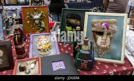 Carnevale veneziano maschere Foto Stock